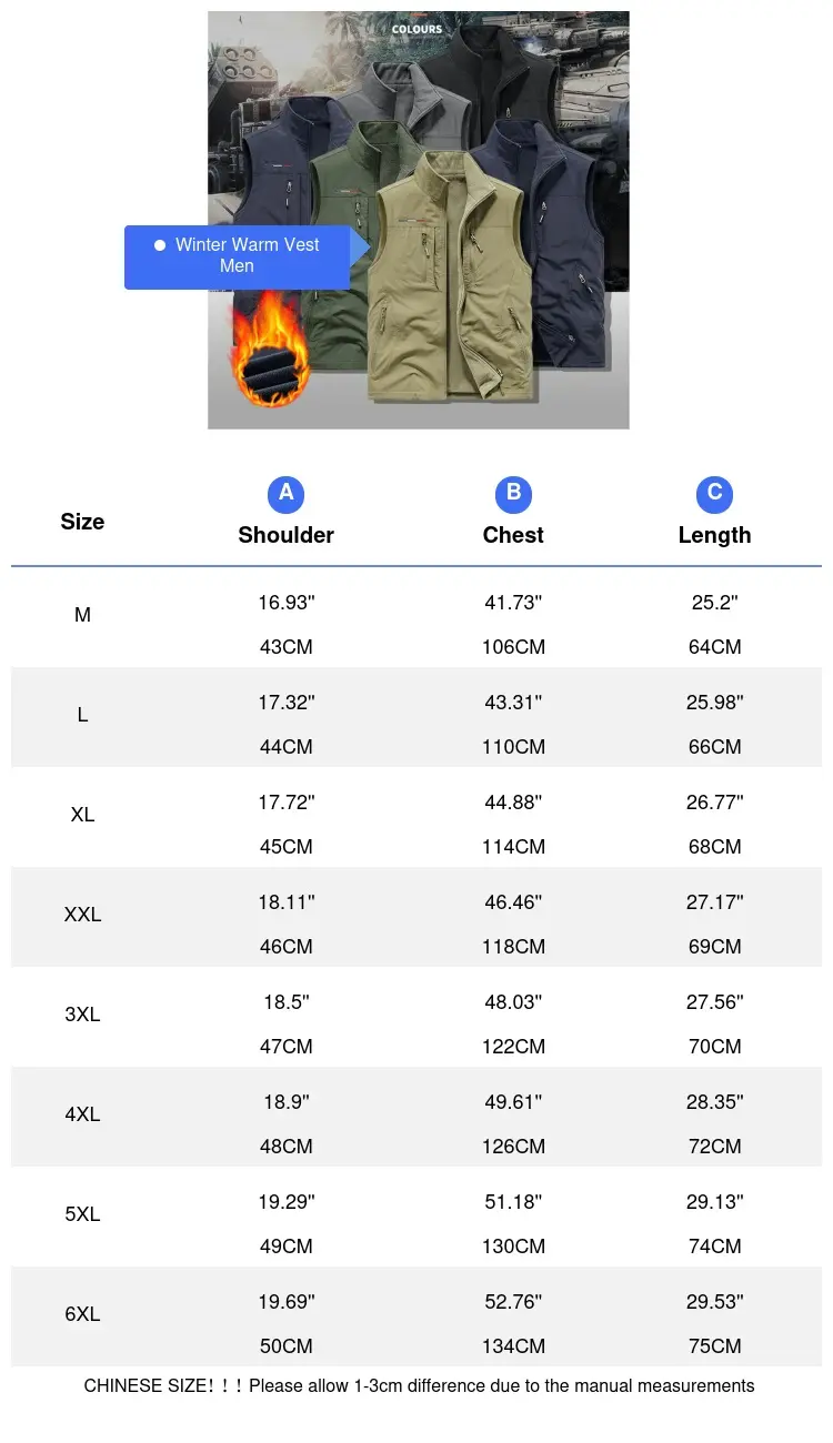 Winter Men's Multi-pocket Vests Casual Outdoor Fleece Fishing Vest for Men Warm Photographic Tooling Sleeveless Jackets Clothing