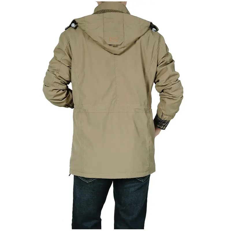 DIMUSI Men's Climbing Jackets Casual Outwear men Hiking Windbreaker Hooded Coats Fashion Army Cargo Bomber Jackets Mens Clothing