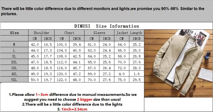 DIMUSI Spring Autumn Men's Bomber Jackets Casual Male Outwear Windbreaker Jacket Mens Zipper Baseball Uniform Coats Clothing