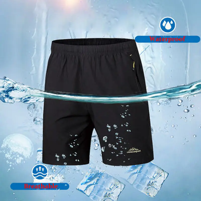 DIMUSI Mens Athletic Shorts Summer Quick Dry Gym Workout Shorts Men Waterproof Sports Running Shorts with Pockets Hiking Shorts