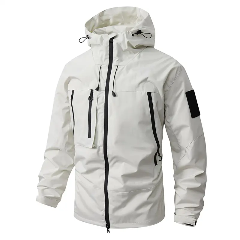 Autumn Men's Mountain Ski Jackets Outdoor Windbreaker Hiking Hooded Coats for Men Climbing Waterproof Jackets Raincoat Clothing