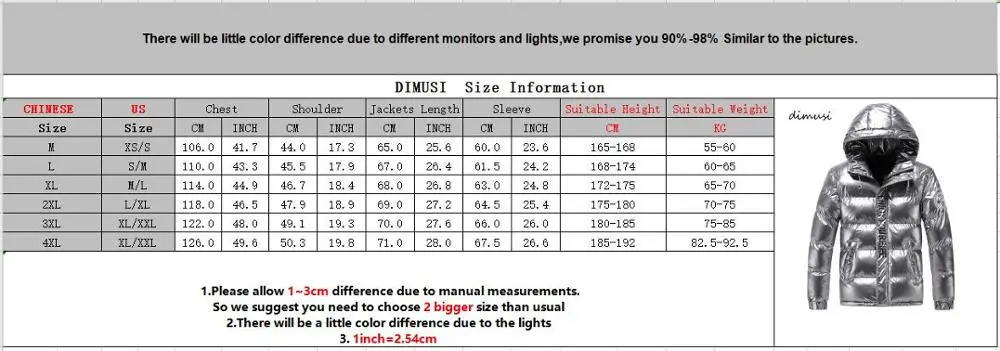 Winter Men's Down Padded Jackets Fashion Men Cotton Down Warm Parkas Coats Casual Outdwear Thermal Hooded Jackets Mens Clothing