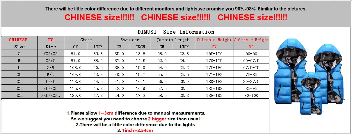 DIMUSI Winter Men's Vests Sleeveless Jackets Male Double-Wear Cotton Padded Vest Coats Men Thick Warm Waistcoats Hooded Clothing