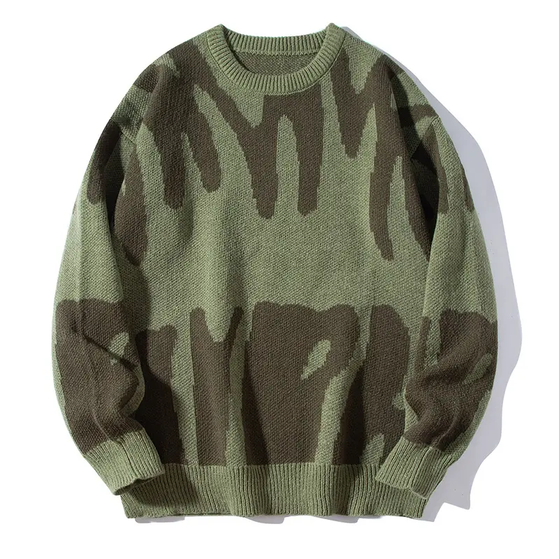 Autumn Winter Mens Warm Sweater Casual Men O-Neck Cashmere Turtleneck Pullover Men Classic Loose Sweaters Knitwear Clothing