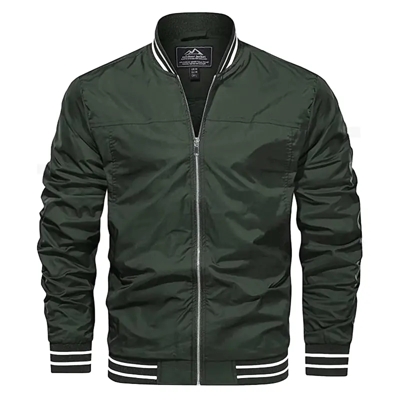 Spring Autumn Men's Bomber Jackets Casual Outerwear Windbreaker Pilot Coats Men Sports Golfwear Baseball Jackets Clothing