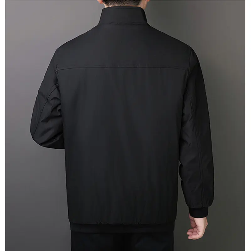 Winter Men's Warm Padded Jacket Fashion Men Thermal Business Parkas Coats Casual Classic Windbreaker Jacket Men Clothing 8XL