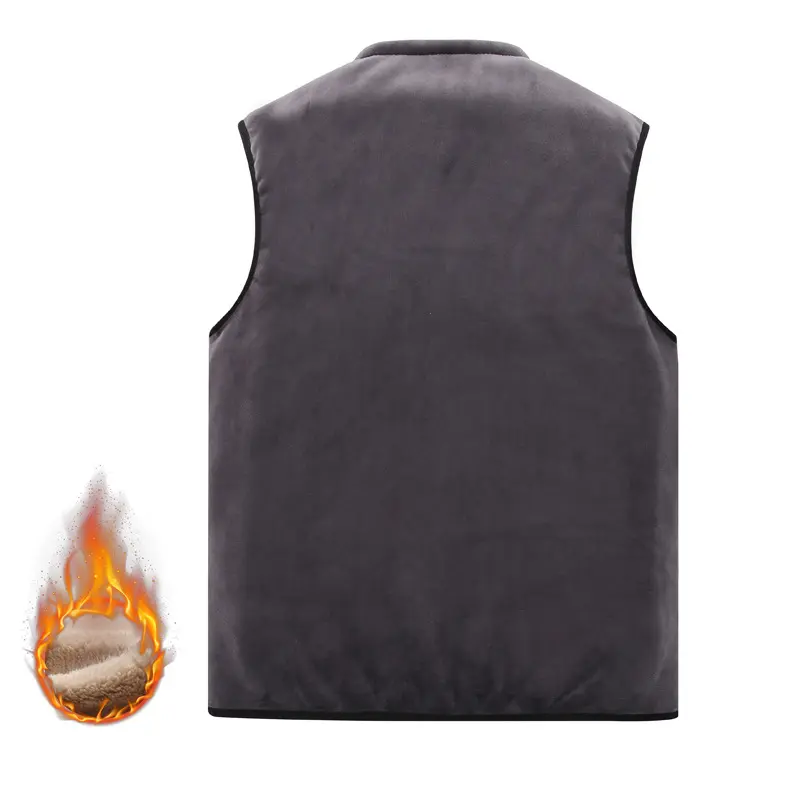 DIMUSI Winter Men's Vests Casual Man Fleece Warm Sleeveless Jackets Fashion Outwear Thermal Soft Fishing Waistcoats Clothing 8XL
