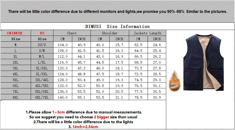 DIMUSI Winter Men's Vests Casual Man Fleece Warm Sleeveless Jackets Fashion Outwear Thermal Soft Fishing Waistcoats Clothing 8XL