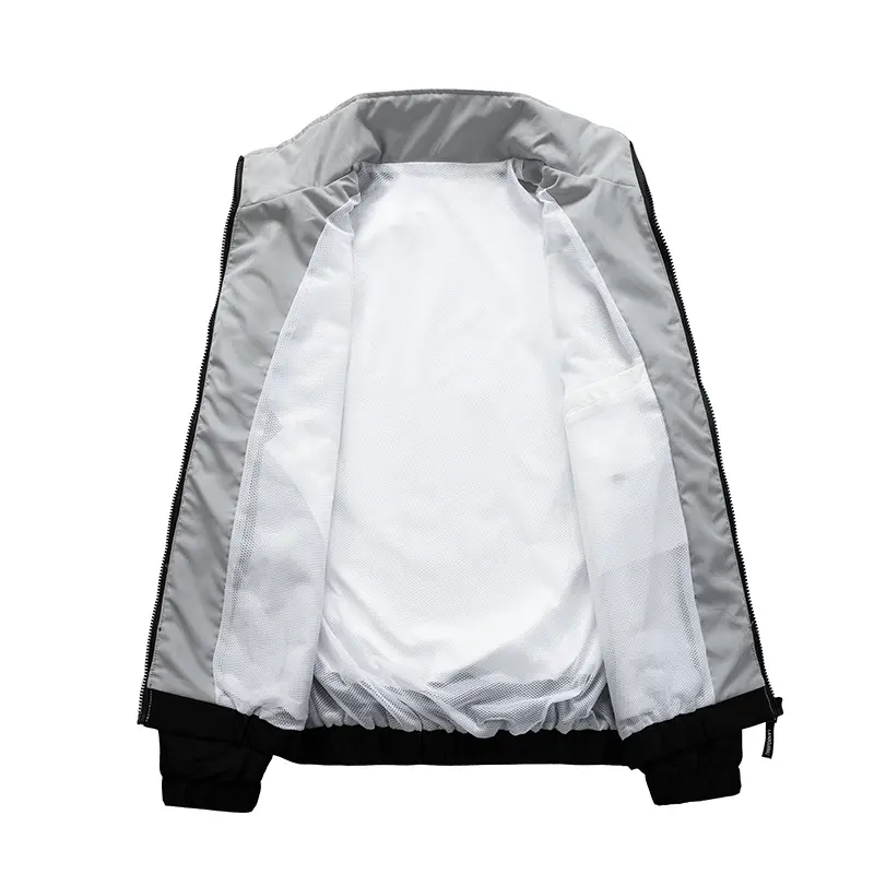 Autumn Men's Bomber Jacket Casual Men Anorak Hip Hop Zipper Coat Fashion Man Sports Breathable Baseball Uniform Coats Clothing