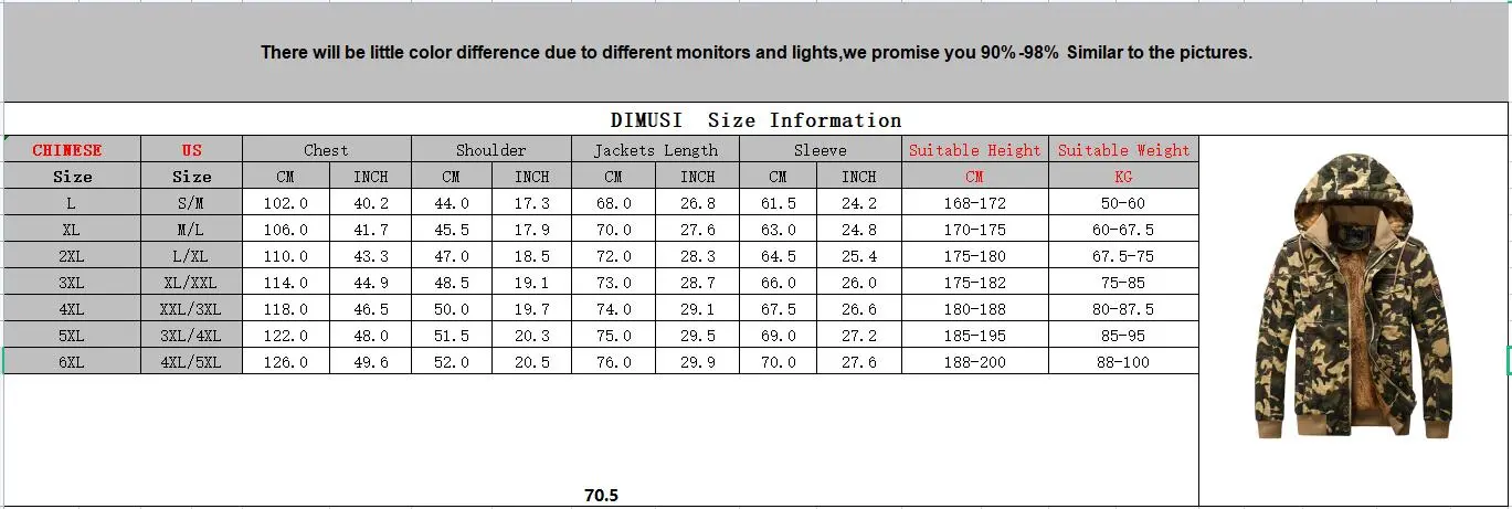 DIMUSI Autumn Winter Men's Thick Tactical Jacket Mens Outwear Windbreaker Hooded Coats Man Fleece Warm Military Jackets Clothing