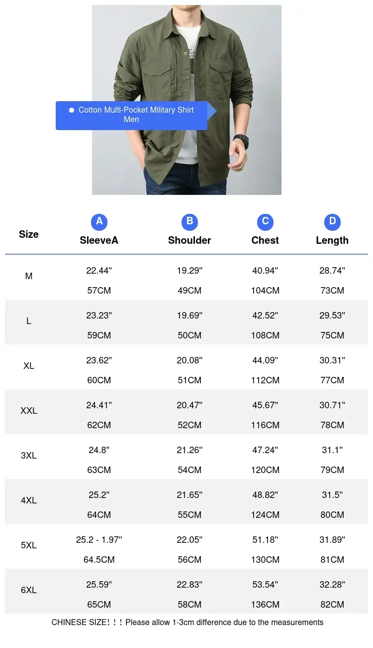 Spring Summer Men's Quick Dry Shirts Outdoor Men Multi-Pocket Breathable Military Shirts Man Long Sleeve Button Shirt Clothing