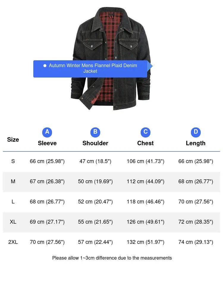 Autumn Winter Mens Flannel Plaid Shirt Denim Jackets Men Retro Cotton Warm Jean Shirts Men Tactical Windbreaker Jacket Clothing