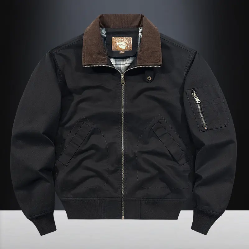 Spring Autumn Men's Bomber Jackets Fashion Men MA-1 Pilot Multi-Pocket Jacket Men Cotton Washed Windbreaker Jacket Clothing 5XL