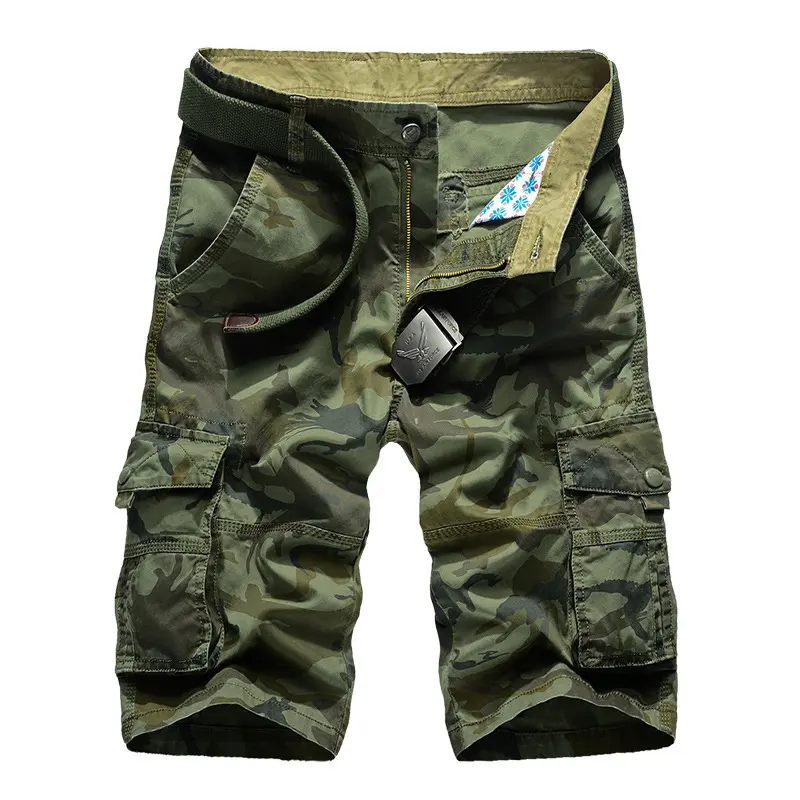 DIMUSI Summer Mens Military Cargo Shorts Mens Army Camouflage Tactical Shorts Men Cotton Loose Work Casual Shorts Plus Size 42