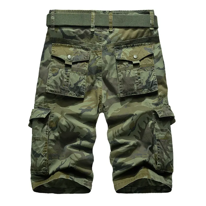 DIMUSI Summer Mens Military Cargo Shorts Mens Army Camouflage Tactical Shorts Men Cotton Loose Work Casual Shorts Plus Size 42