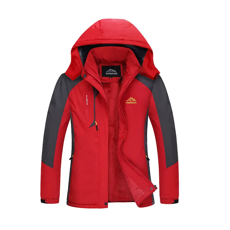 Winter Men Snow Jacket Couple's Waterproof Thermal Warm Windbreaker Hiking Coats Men Women Camping Fishing Rain Jacket Ski Parka