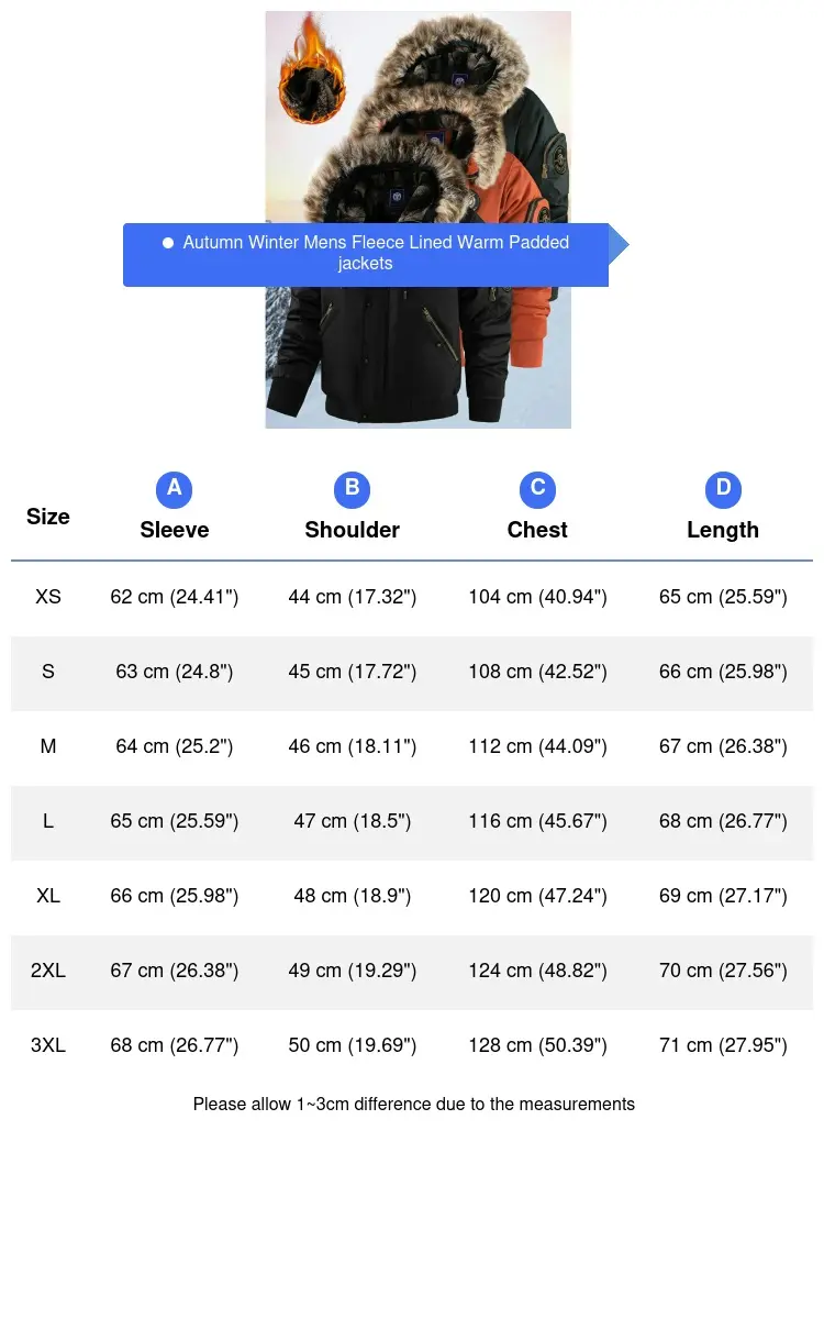 Winter Men's Warm Down Parkas Fashion Men Fur Collar Thick Windbreaker Padded Coats Men Fleece Lined Thermal Jackets Clothing