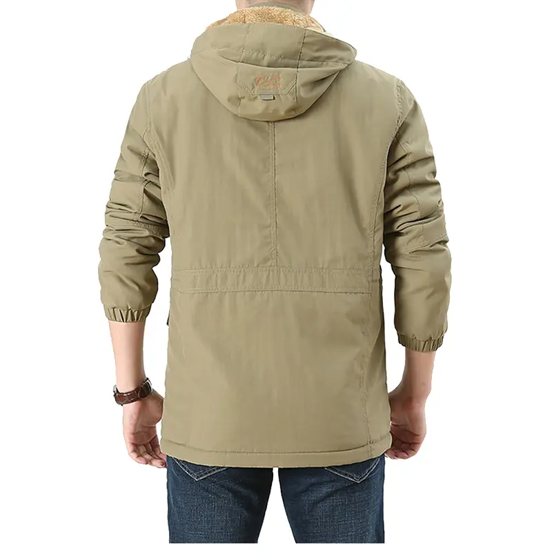 Autumn Winter Men's Warm Tactical Jackets Fashion Men Army Fleece Lined Windbreaker Hooded Coats Men Thick Hiking Jackets 5XL