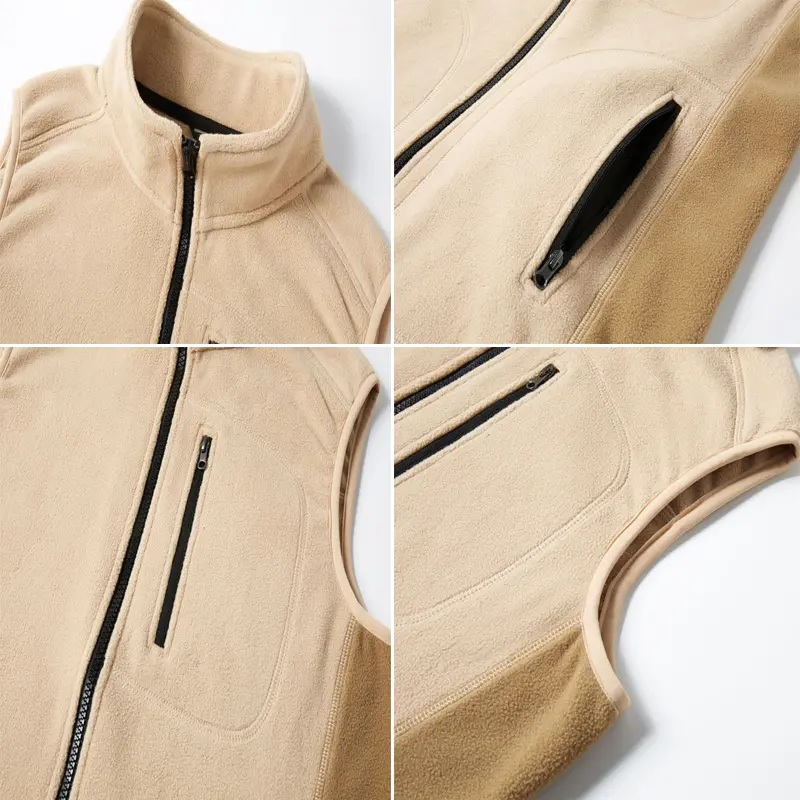 Winter Women Polar Fleece Vests Girl Thick Warm Waistcoats Outwear Thermal Softshell Vests Ladys Sleeveless Jacket Clothing