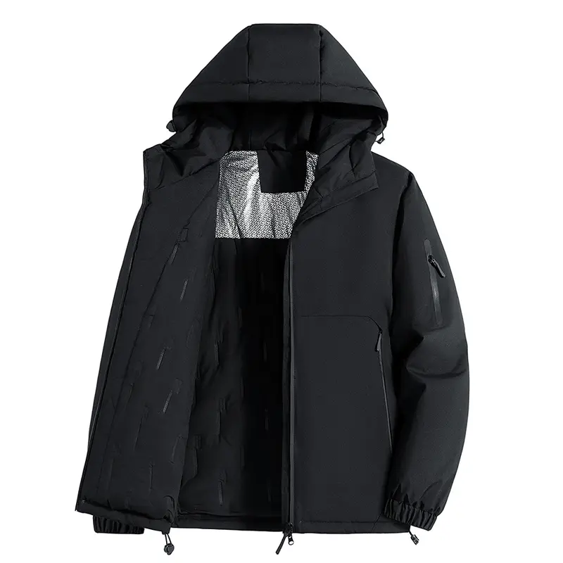 Winter Men's Mountain Ski Padded Jackets Men Thick Warm Waterproof Jacket Men Hiking Windbreaker Hooded Parkas Coats Clothing