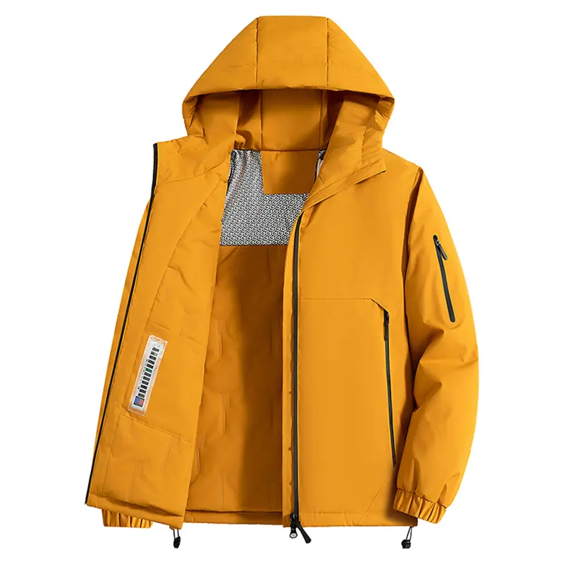 Winter Men's Mountain Ski Padded Jackets Men Thick Warm Waterproof Jacket Men Hiking Windbreaker Hooded Parkas Coats Clothing