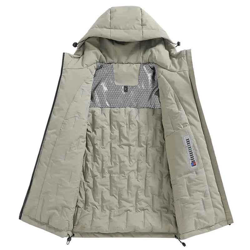 Winter Men's Mountain Ski Padded Jackets Men Thick Warm Waterproof Jacket Men Hiking Windbreaker Hooded Parkas Coats Clothing