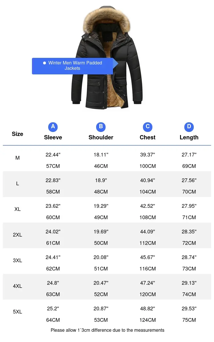 Winter Men Mountain Ski Hooded Parkas Coats Man Snow Thermal Down Coats Men -30 Degree Cotton Windbreaker Padded Jacket Clothing