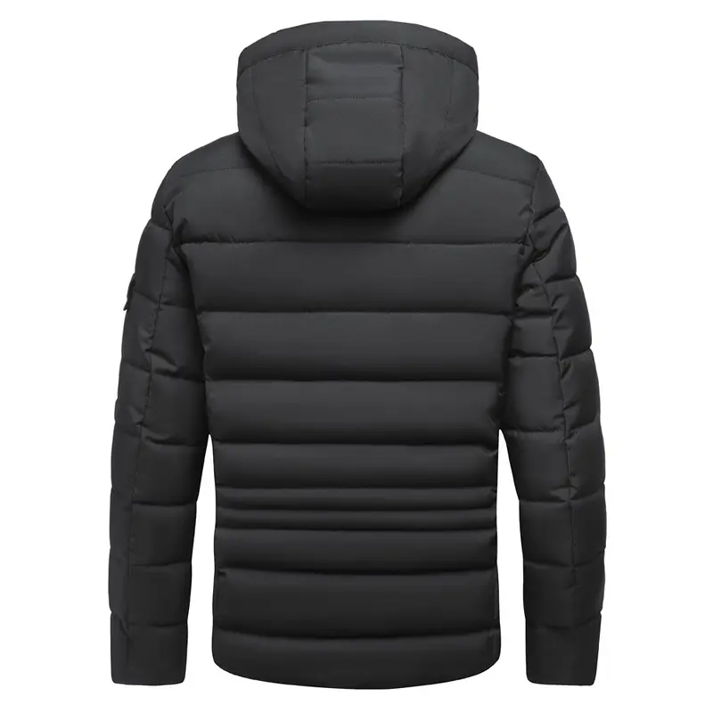 Winter Men's Thicken Parkas Coats Man Mountain Ski Cotton Thermal Padded Coats Men Climbing Windbreaker Hooded Jacket Clothing