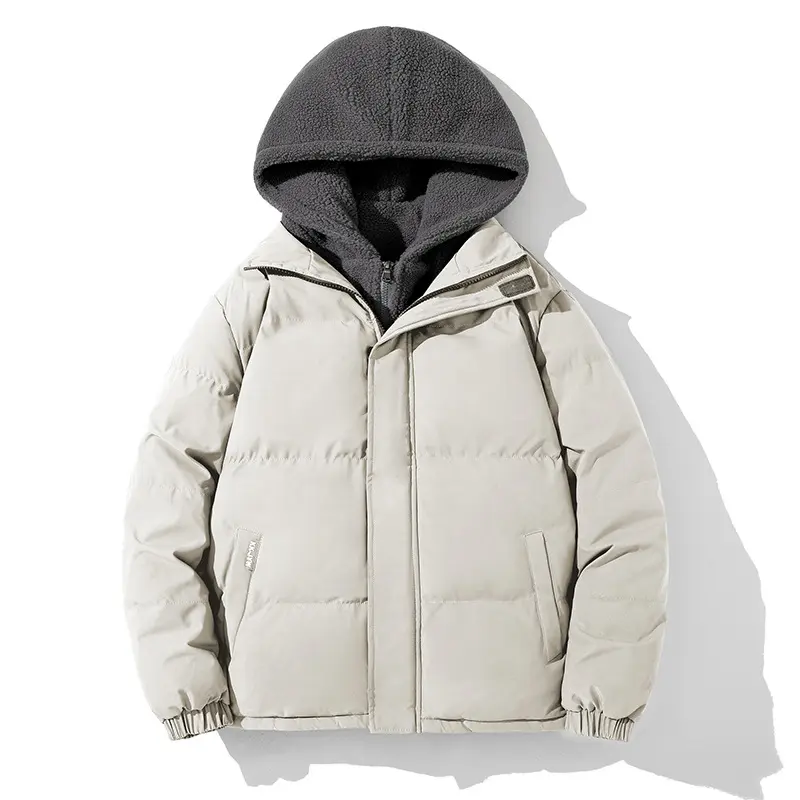 Winter Men's Warm Padded Jackets Fashion Men Cotton Thicken Down Parkas Men Windbreaker Thermal Hooded Jacket Clothing 8XL