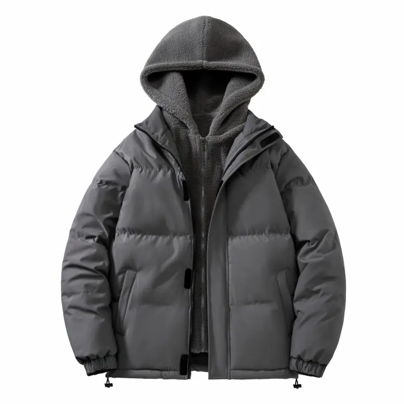Winter Men's Warm Padded Jackets Fashion Men Cotton Thicken Down Parkas Men Windbreaker Thermal Hooded Jacket Clothing 8XL