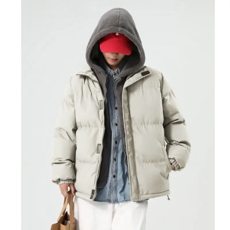 Winter Men's Warm Padded Jackets Fashion Men Cotton Thicken Down Parkas Men Windbreaker Thermal Hooded Jacket Clothing 8XL