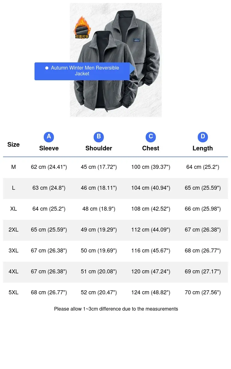 Autumn Winter Men's Fleece Warm Bomber Jackets Fashion Men Double-Side Wear Thermal Coats Men Thick Windbreaker Jackets Clothing