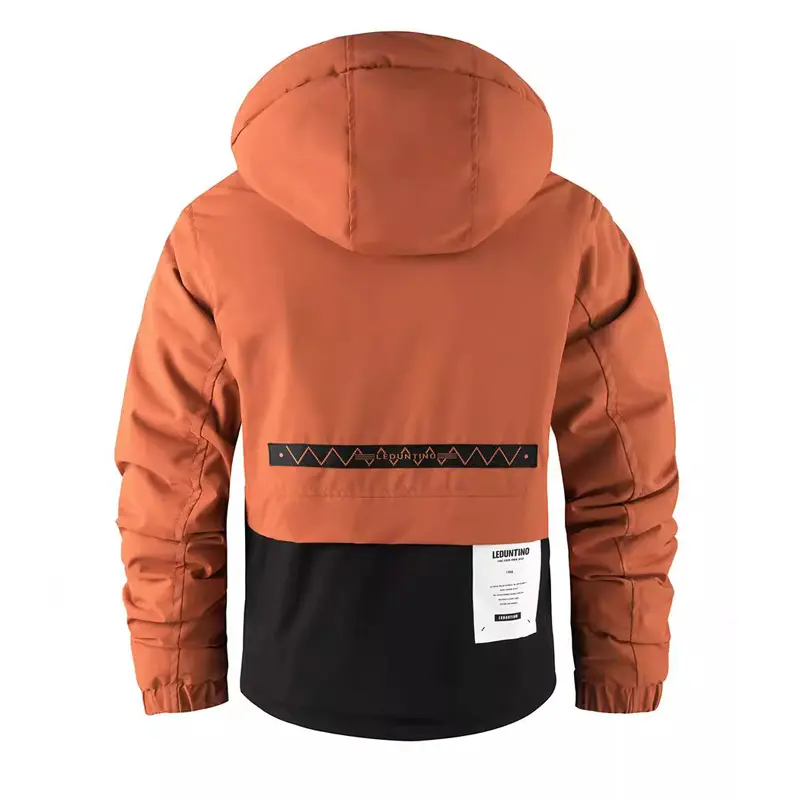 Winter Men Warm Padded Jacket Fashion Male Thicken Down Thermal Parkas Outwear Mountain Ski Windbreaker Hooded Coats Clothing