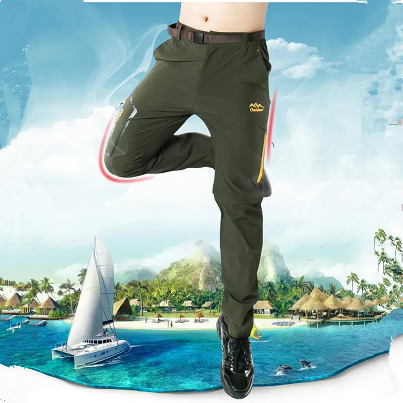 Summer Autumn Men's Cargo Pants Outdoor Quick Dry Golf Climbing Joggers Men Sports Hiking Lightweight Pants With Pocket Clothing
