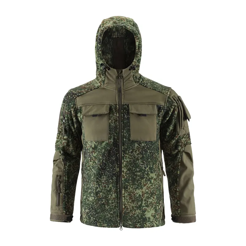 Winter Mens Softshell Warm Jacket Man Polar Fleece Army Tactical Action Hooded Coats Outdoor Men Mountain SKi Windbreaker Jacket