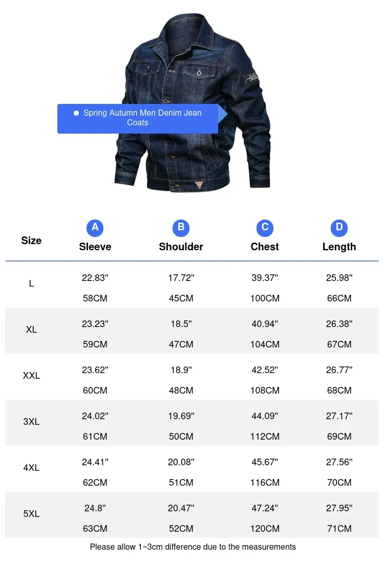 Spring Autumn Mens Denim Jacket Fashion Men Lapel Ripped Jean Jacket Man Multi-pocket Windbreaker Cowboy Trench Coats Clothing