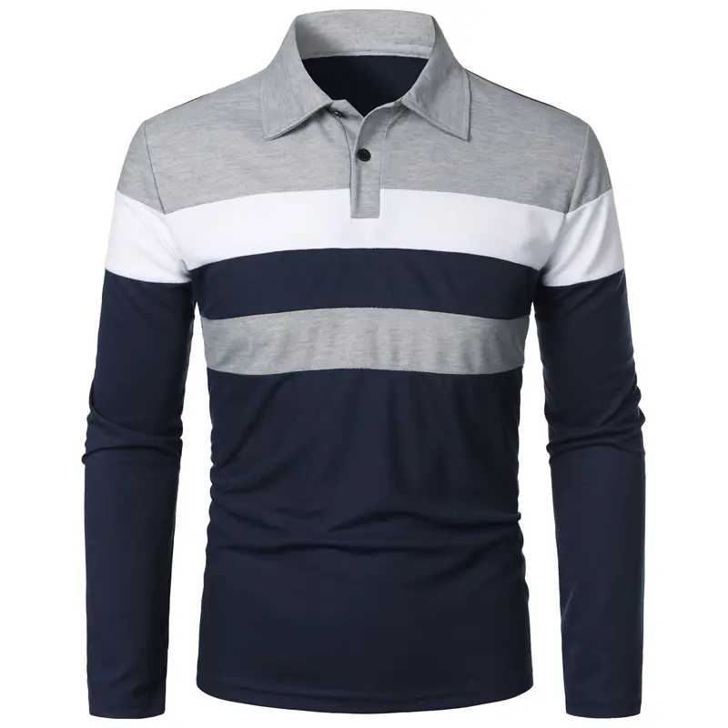 Summer Men's Golf Polo Shirt Fashion Men Long Sleeve Breathable Shirts Men Lapel Athletic Casual Sports T-Shirt Tops Clothing