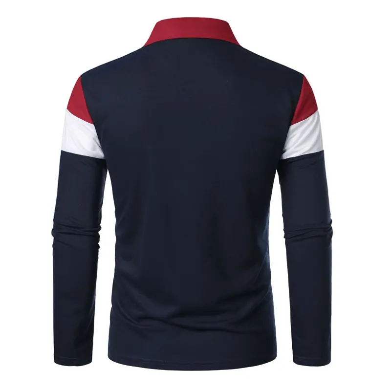 Summer Men's Golf Polo Shirt Fashion Men Long Sleeve Breathable Shirts Men Lapel Athletic Casual Sports T-Shirt Tops Clothing