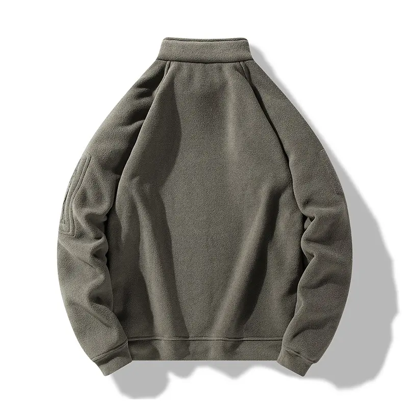 Autumn Men's Polar Fleece Warm Jackets Men Stand Collar Army Tactical Sweatshirts Men Softshell Thermal Windbreaker Jackets