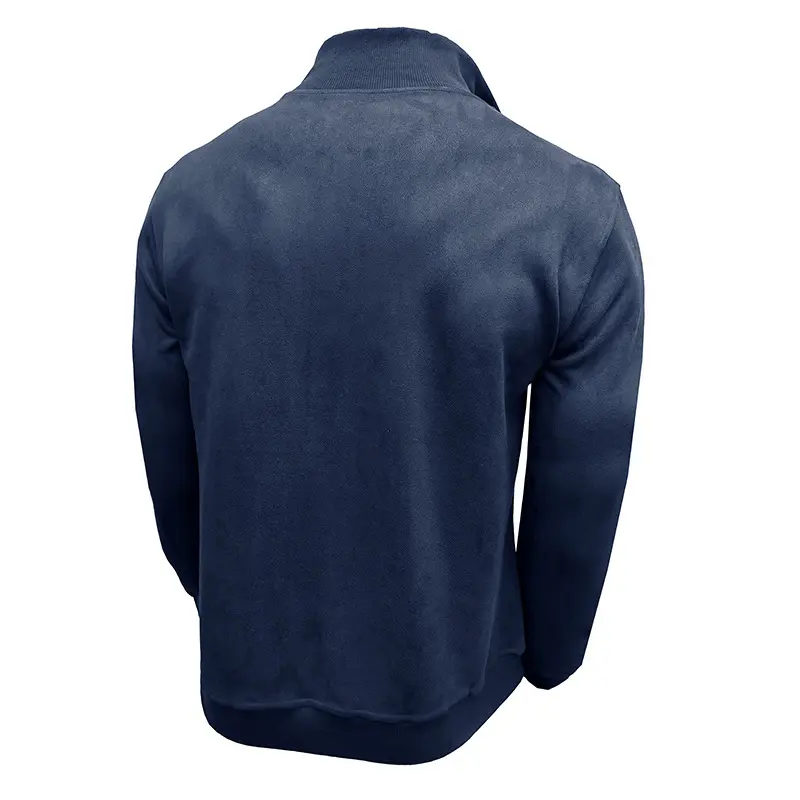 Spring Autumn Men's Long Sleeve Zipper Hoodies Fashion Men Stand Collar Henry Sweatshirt Men Sports Breathable Pullover Clothing