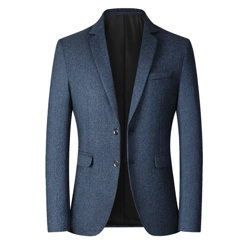 Autumn Mens Business Suit Coats Luxury Man Slim Fit Comfortable Jackets Casual Men Outwear Windbreaker Blends Overcoats Clothing