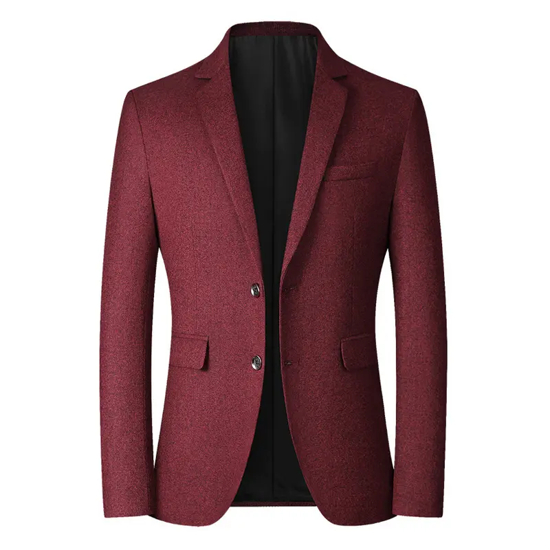 Autumn Mens Business Suit Coats Luxury Man Slim Fit Comfortable Jackets Casual Men Outwear Windbreaker Blends Overcoats Clothing
