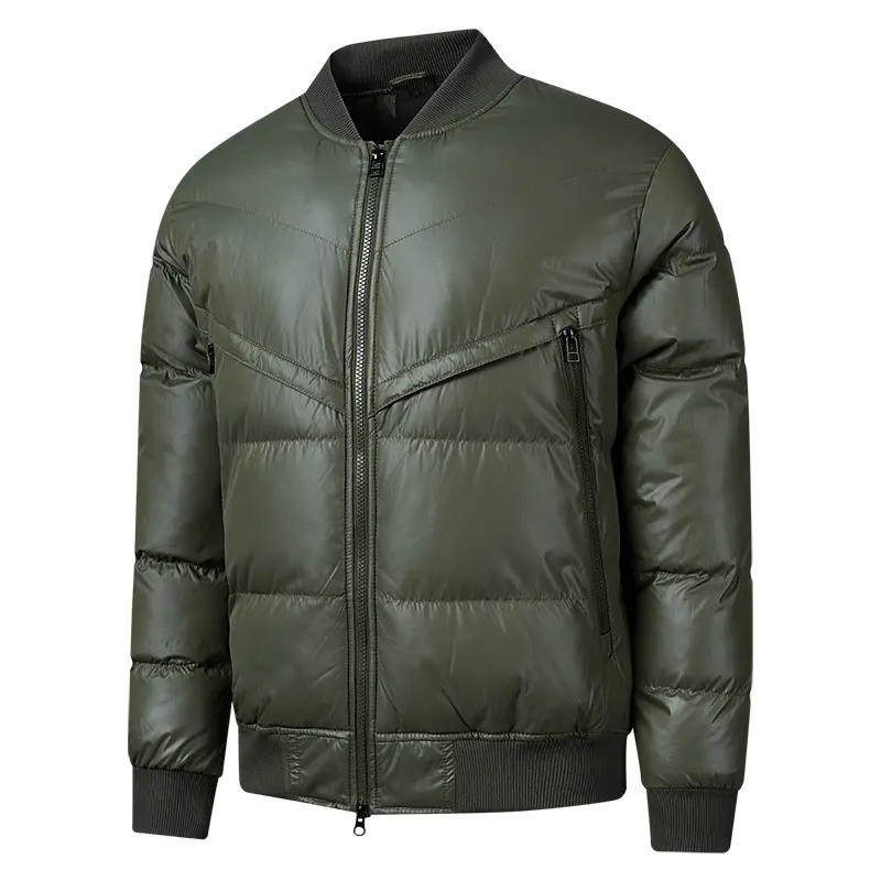 Winter Men's Warm Down Baseball Jackets Fashion Men Cotton Thick Parkas Coats Men Thermal Windbreaker Padded Jackets Clothing