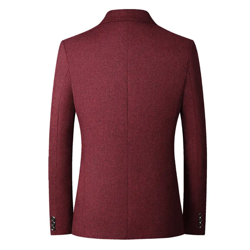 Autumn Mens Business Suit Coats Luxury Man Slim Fit Comfortable Jackets Casual Men Outwear Windbreaker Blends Overcoats Clothing