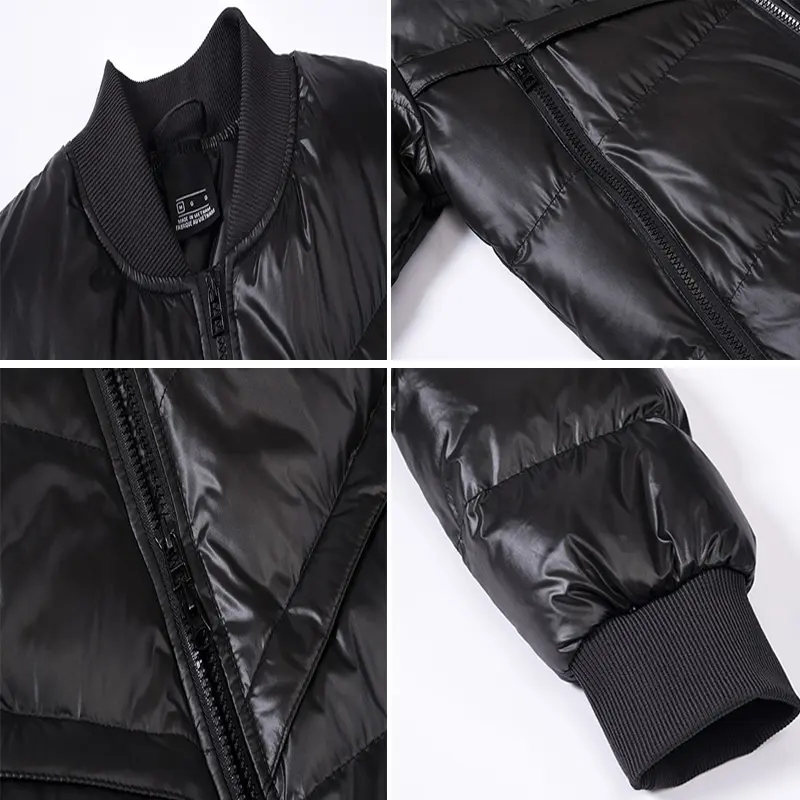 Winter Men's Warm Down Baseball Jackets Fashion Men Cotton Thick Parkas Coats Men Thermal Windbreaker Padded Jackets Clothing