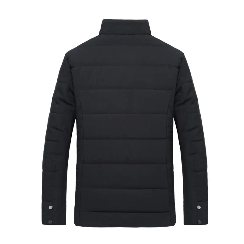 DIMUSI Winter Men's Fleece Jacket Fashion Men Thermal Parka Coats Classic Outdoor Windbreaker Warm Padded Jackets Men Clothing