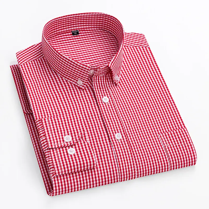 Spring Summer Men's Striped Shirts Casual Men Long Sleeve Cotton Breathable Tops Shirts Men Business Shirts Clothing