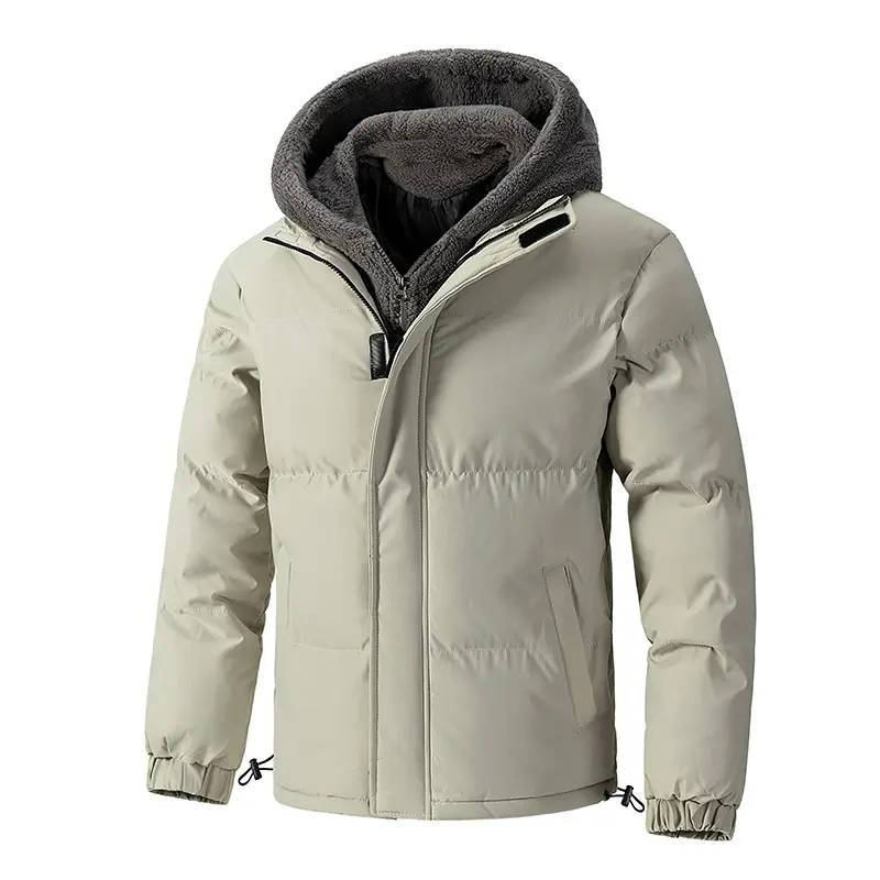 Winter Men's Warm Down Padded Jackets Fashion Men Cotton Thick Hooded Parkas Men Windbreaker Thermal Down Jacket Clothing 8XL