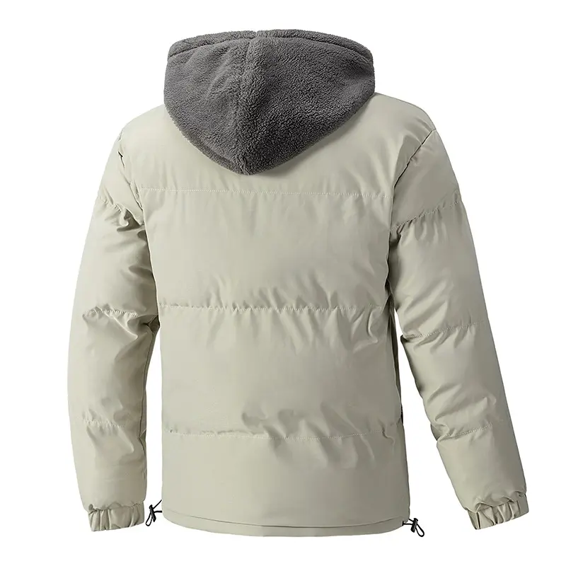 Winter Men's Warm Down Padded Jackets Fashion Men Cotton Thick Hooded Parkas Men Windbreaker Thermal Down Jacket Clothing 8XL
