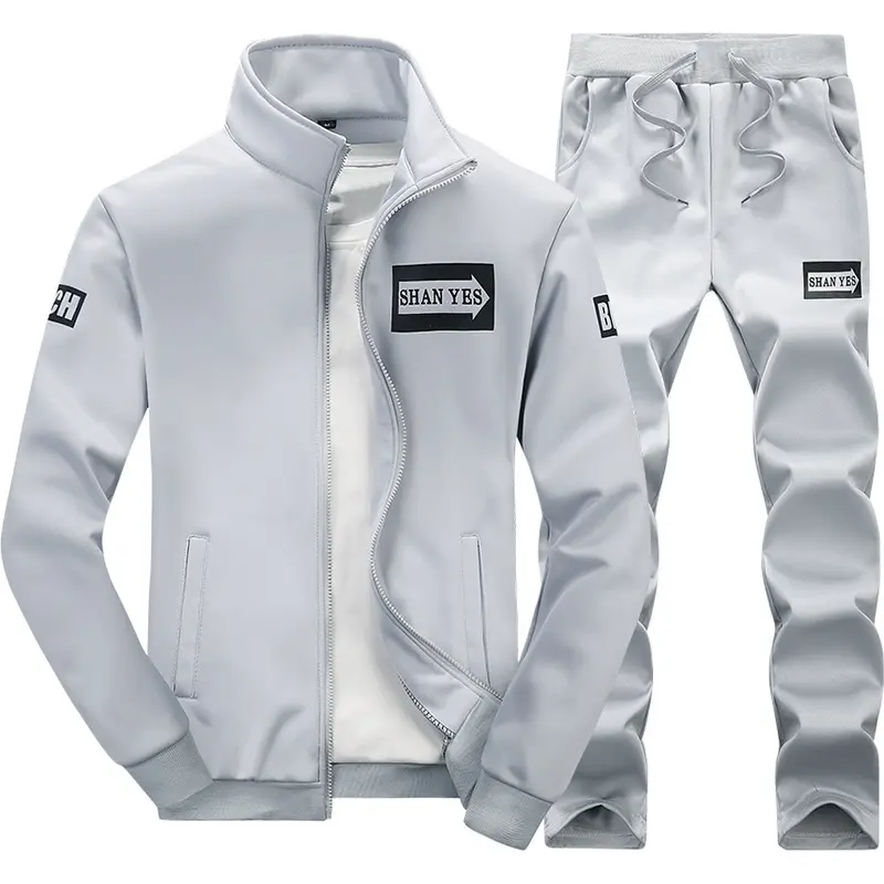 DIMUSI Autumn Men Sportwear Sets Tracksuit Male Outwear Sweatshirts Patchwork Men Hoodies Stand Collar Tracksuit Sets Clothing